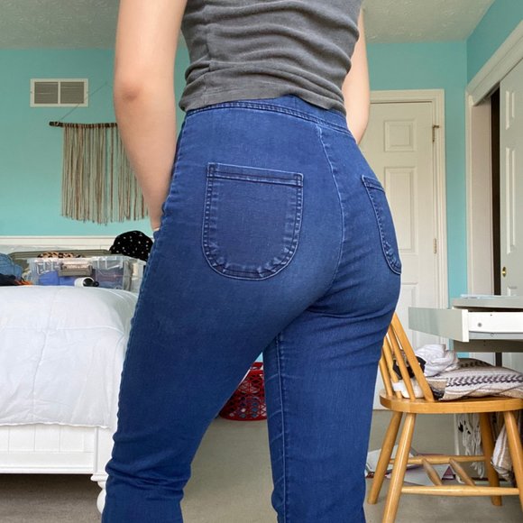 high waisted capri jeans - Picture 3 of 5